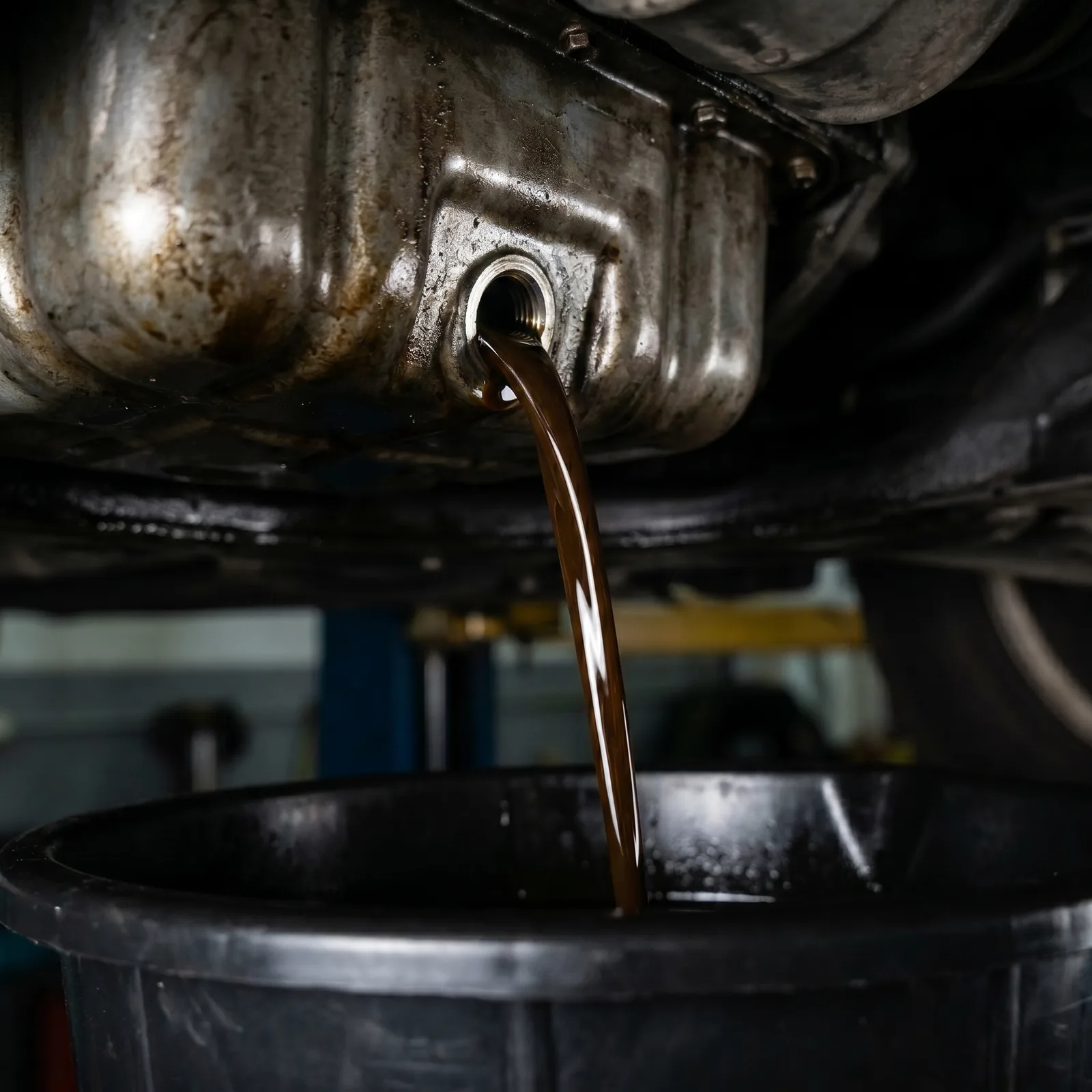 Oil change service at West Boynton Tire and Auto